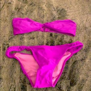 Forever21 Purple Strapless Bikini!